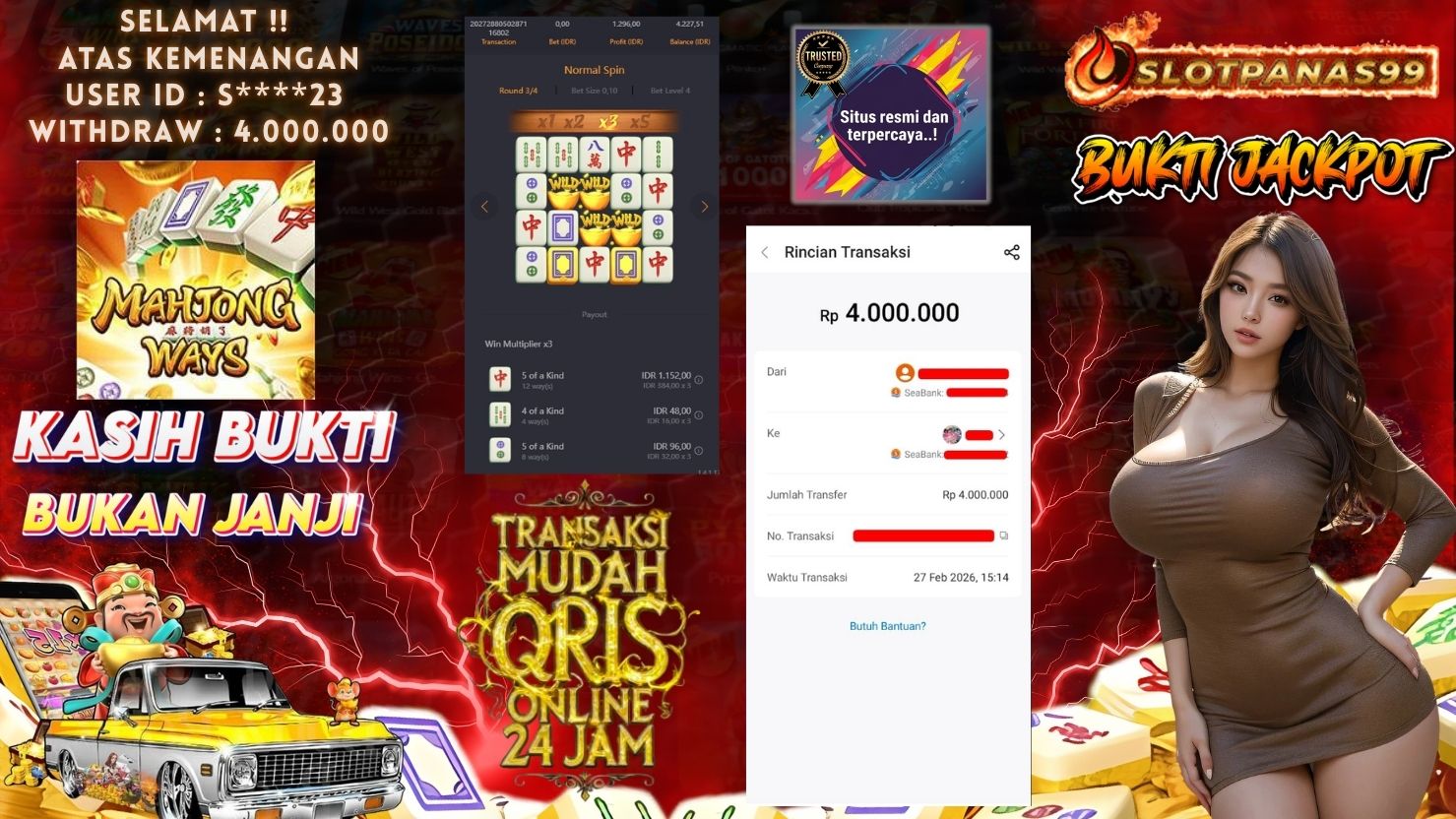 SLOTPANAS99 JACKPOT SLOT MAHJONG WAYS